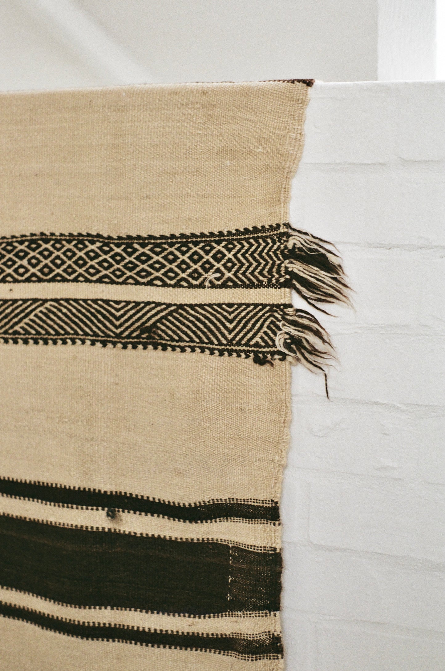 Striped vintage rug