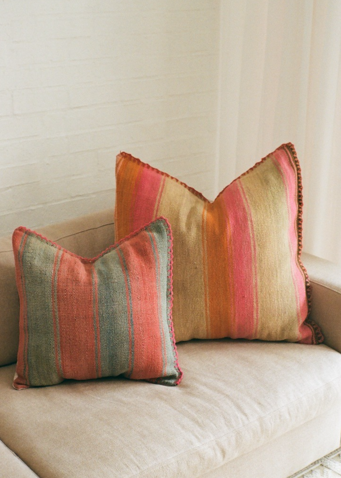 Sunset Striped Scatter Cushion