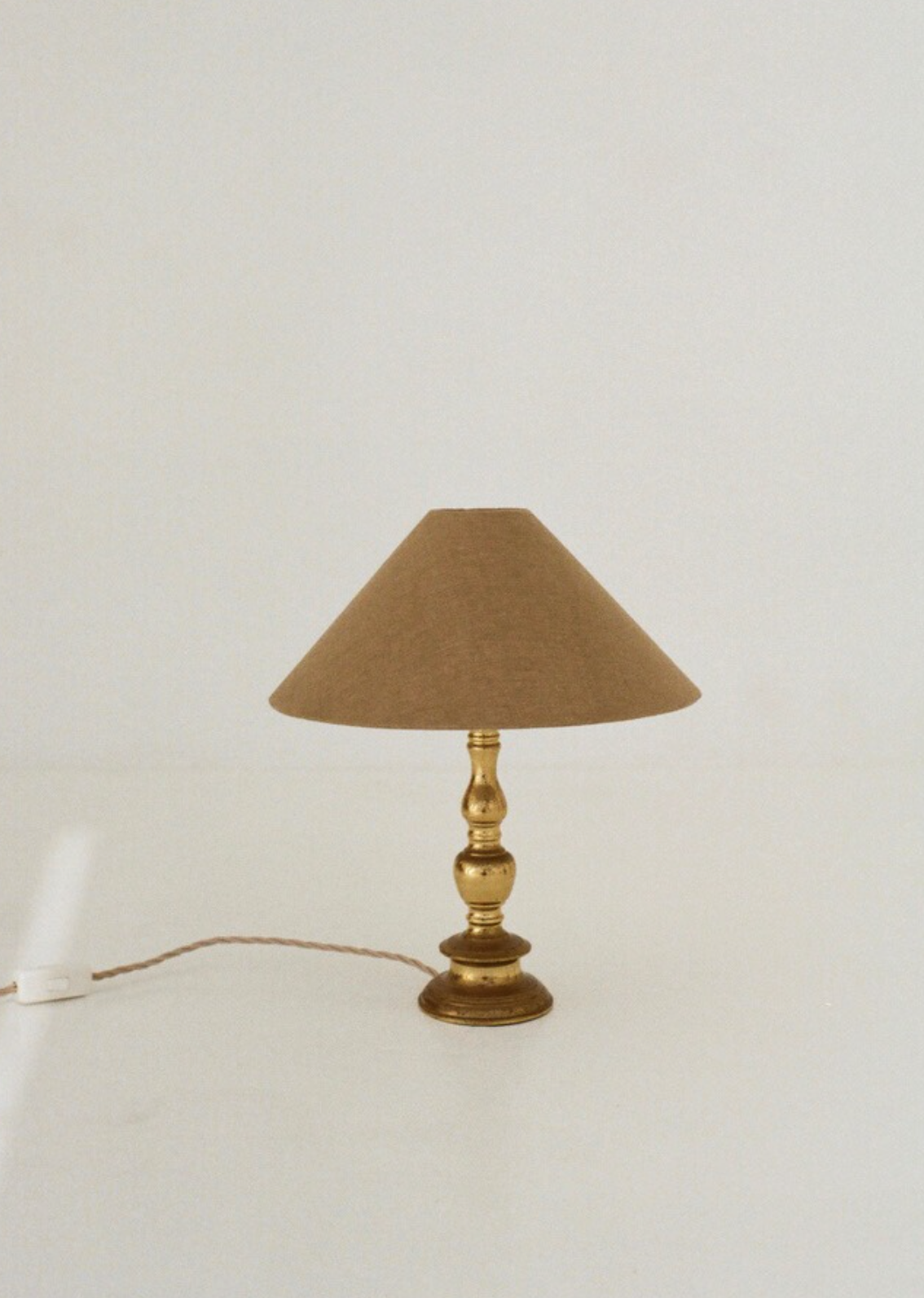 Small Vintage Brass Lamp