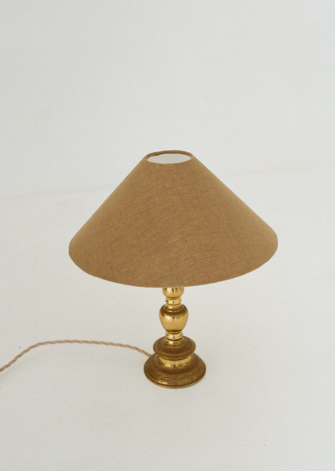 Small Vintage Brass Lamp