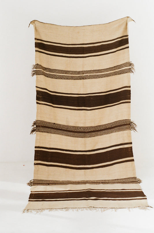 Striped vintage rug