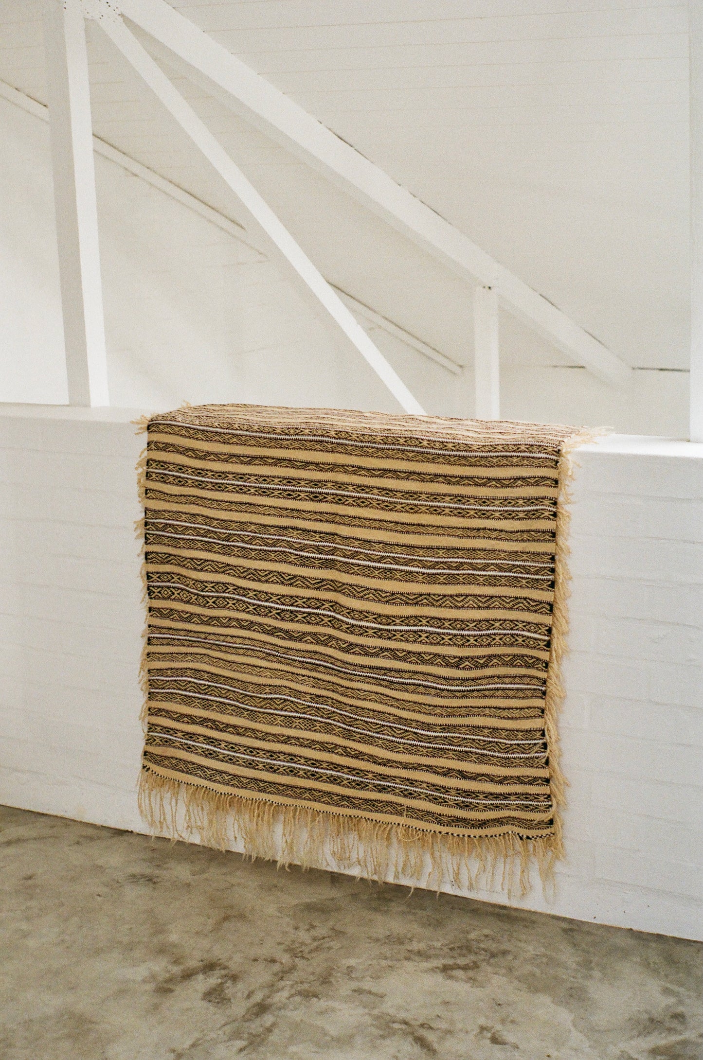 Cream Vintage Handira Rug