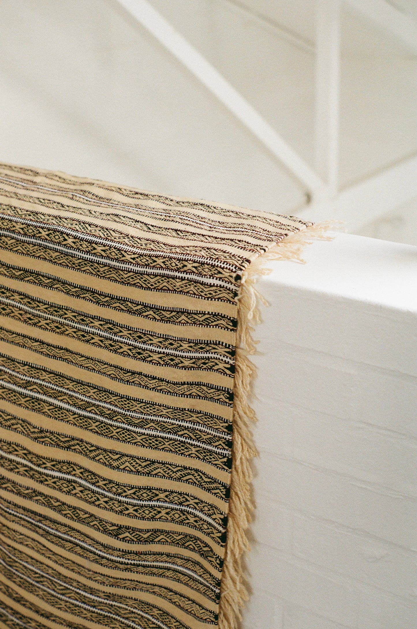 Cream Vintage Handira Rug