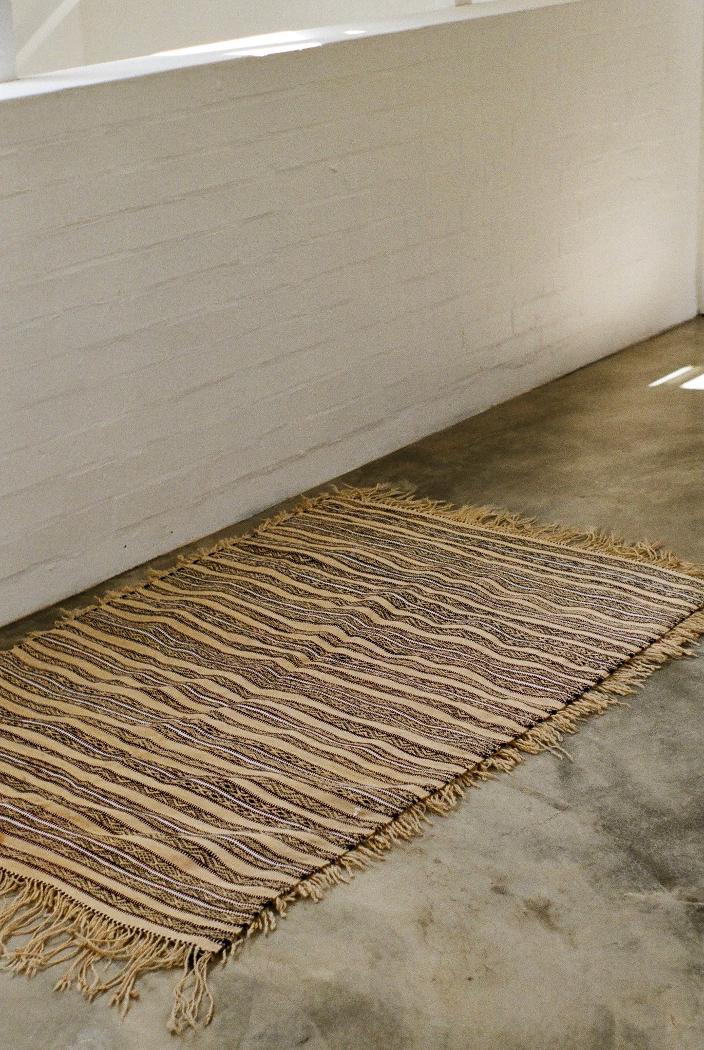 Cream Vintage Handira Rug