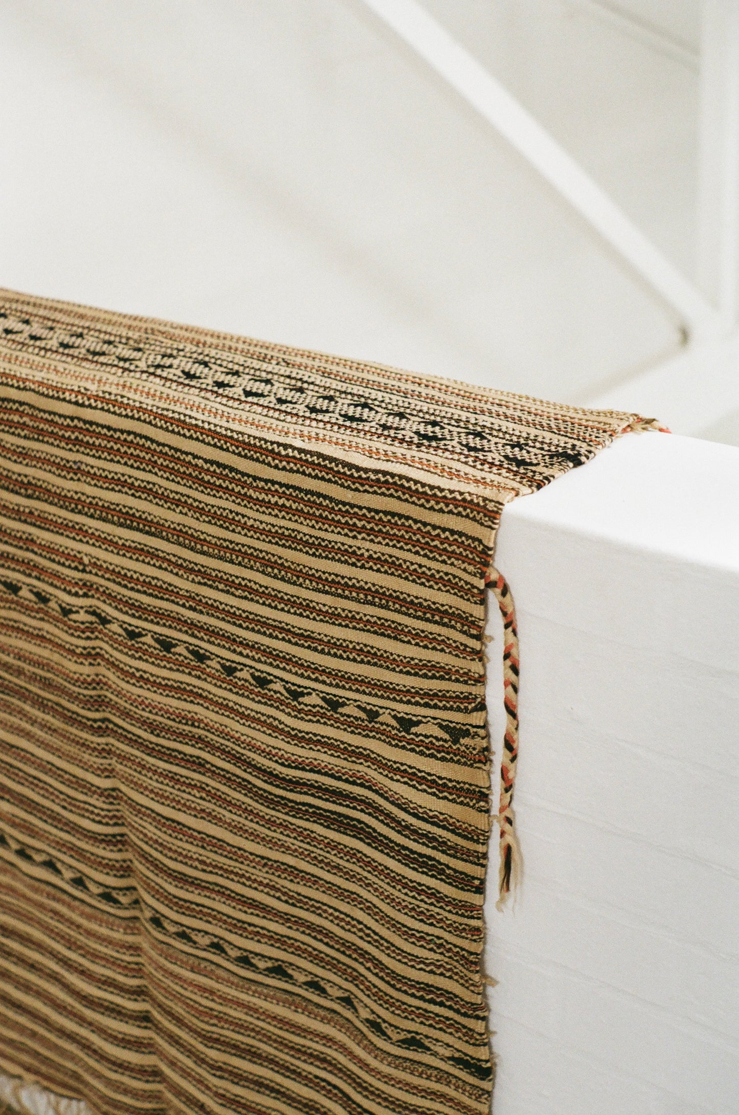 Brown Vintage Handira Rug