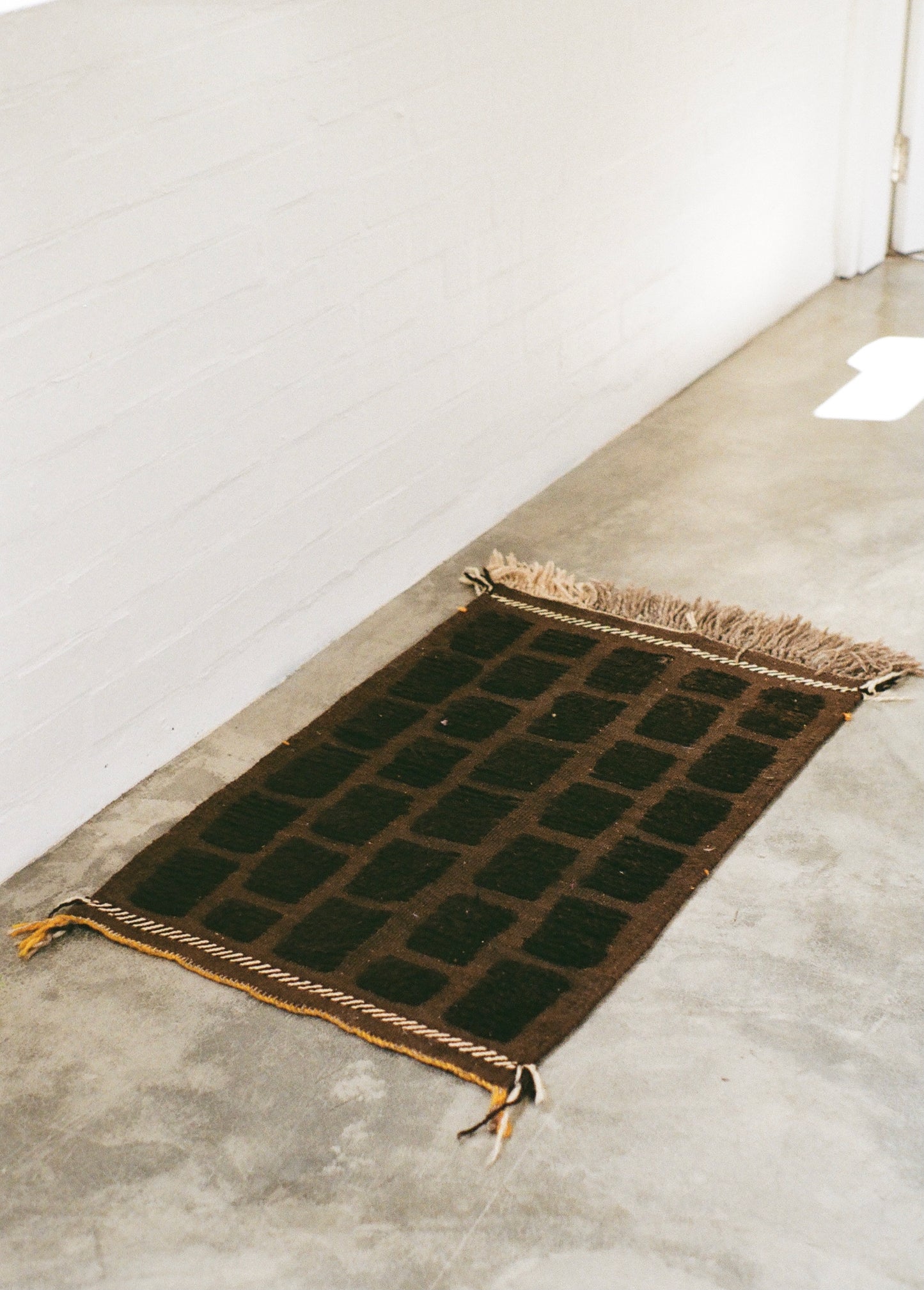 Chocolate brown rug
