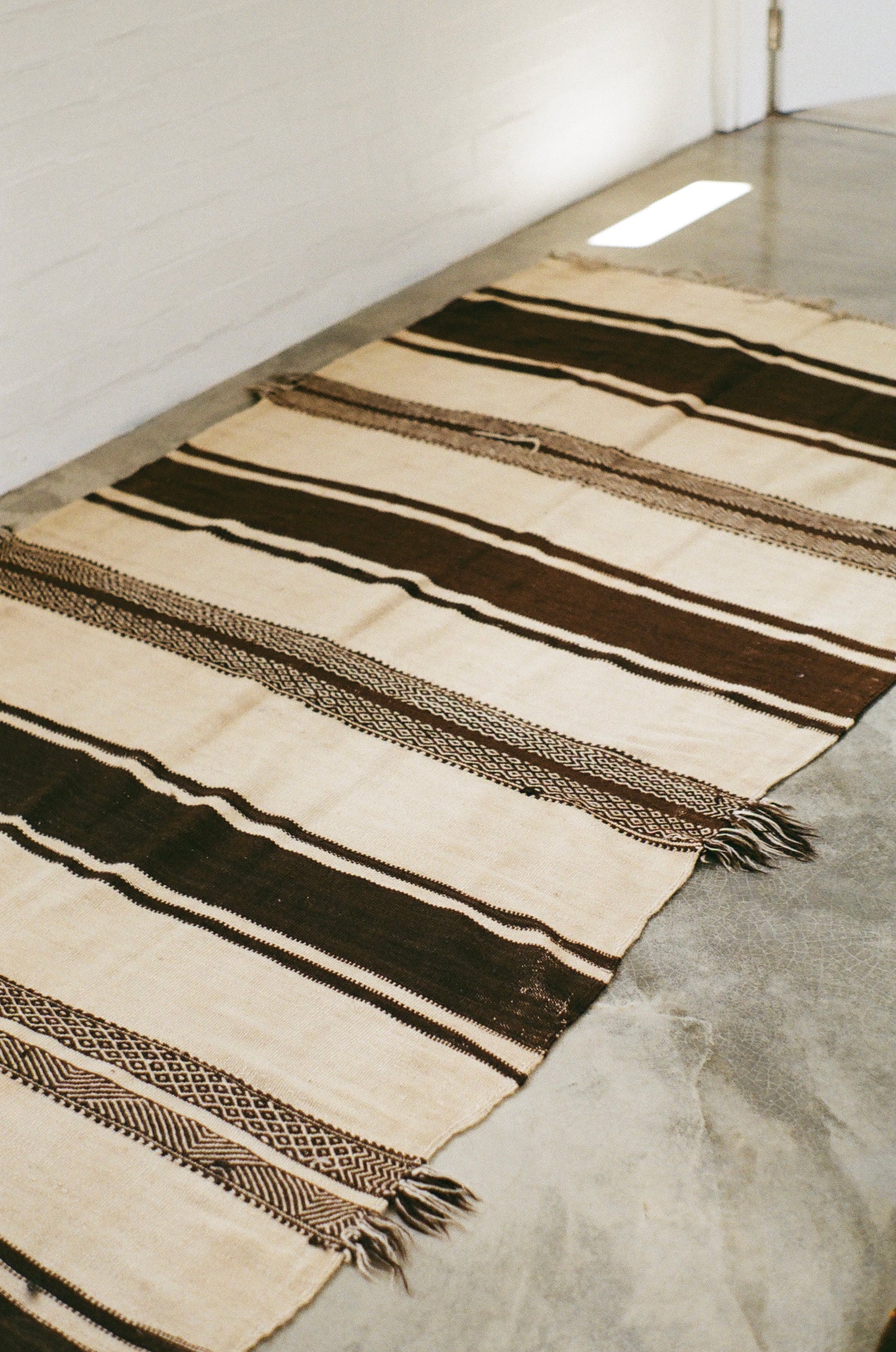 Striped vintage rug