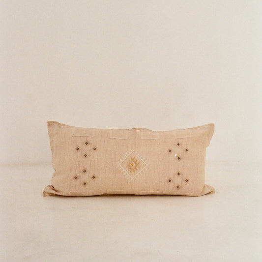 Light Pink (with detail) Cactus Silk Cushion