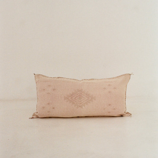 Light Pink Cactus Silk Cushion