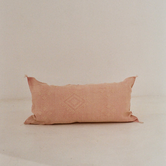 Pink Cactus Silk Cushion