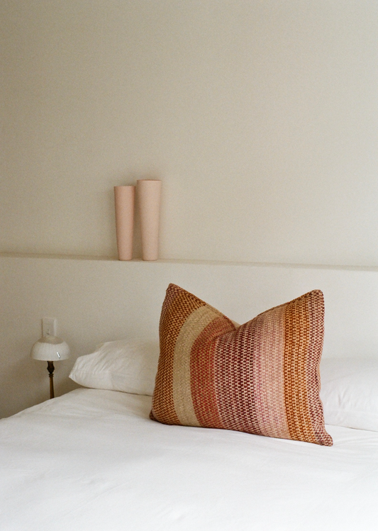 Dusty rainbow cushion cover