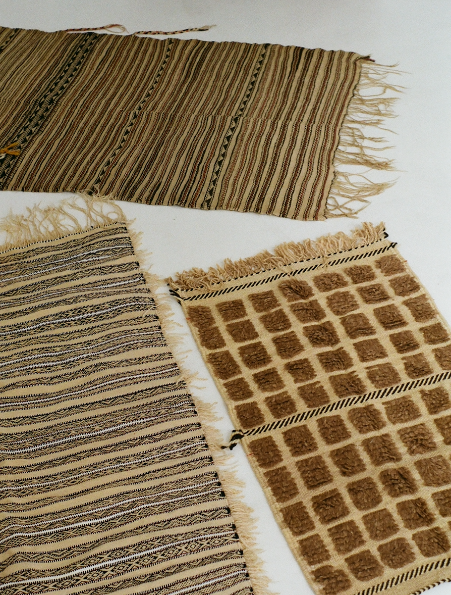 Cream Vintage Handira Rug