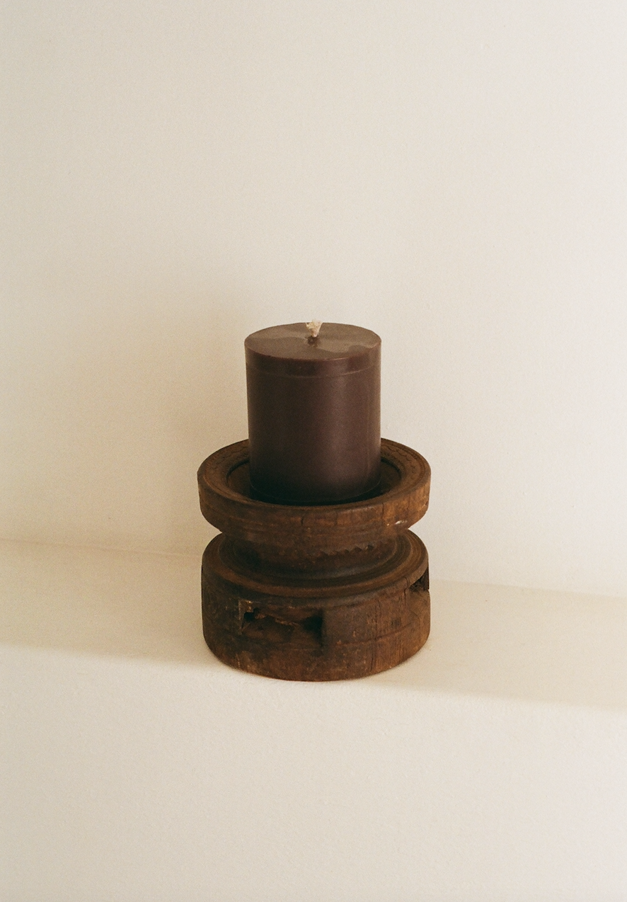 Wood Seeder candle stick
