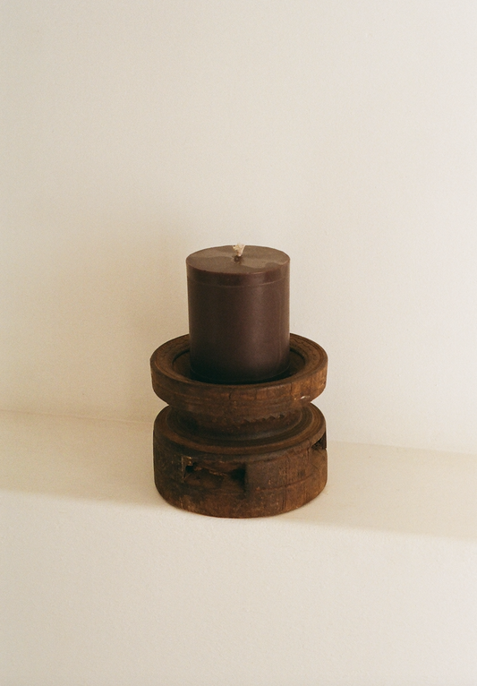 Wood Seeder candle stick