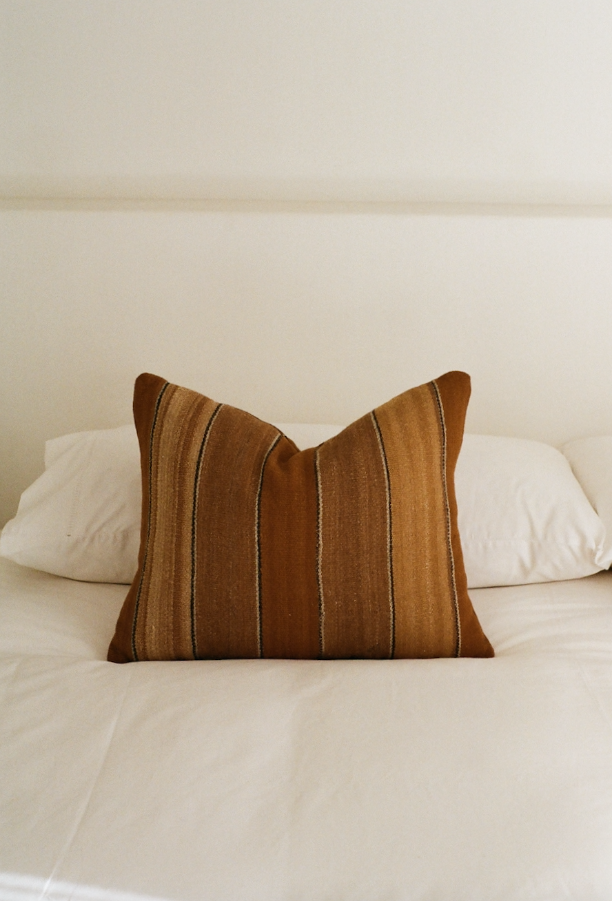 Milk Chocolate Brown Peruvian Cushion